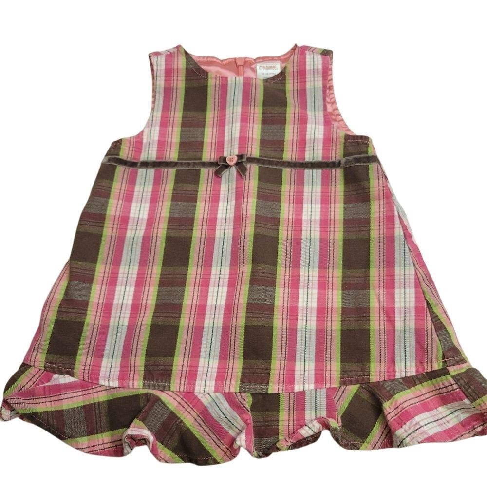 Gymboree plaid dress 12-18 months